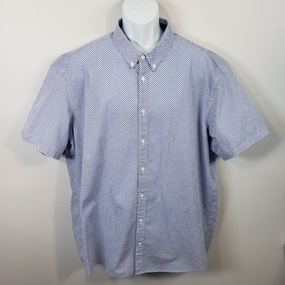 Joseph Abboud Other - JOE Joseph Abboud Mens Slim Fit Button Down Shirt Short Sleeve  2XLT Tall  /A142